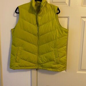 Lands' End Women's Lime Quilted Vest